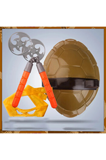 Choice1 Chocolate Children Ninja Cosplay Turtle Shell Props Children's Parties Dinner Party Cos Play Costume