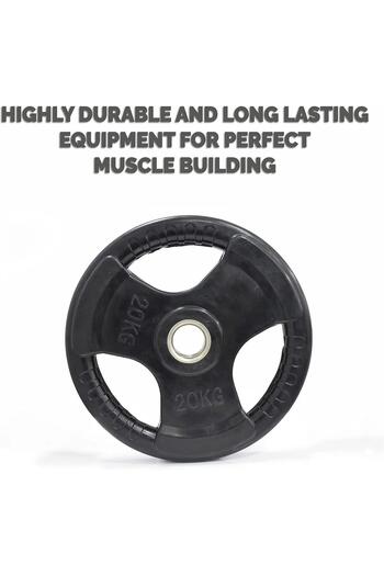 Generic 2 Inch Olympic Rubber Barbell Disc for Strength Training and Professional Weightlifting 20kg
