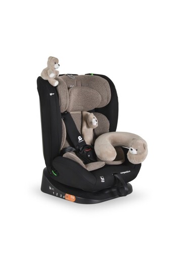 Moni Scaun Auto i-Size Competition 0-12 ani (40-150 cm) – Isofix, Rotativ, 5 Puncte, Protecție La