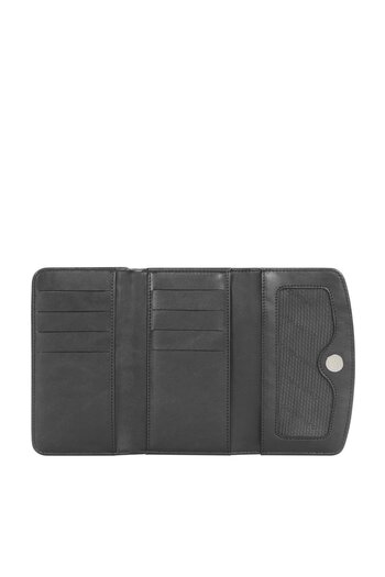 CENGİZ PAKEL Medium Size Magnetic Women's Wallet/Portfolio – 65302 - Black