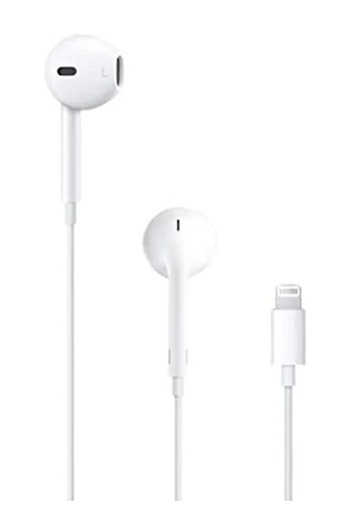 Primo Plus Wired In-Ear Earphones for Apple iPhone White