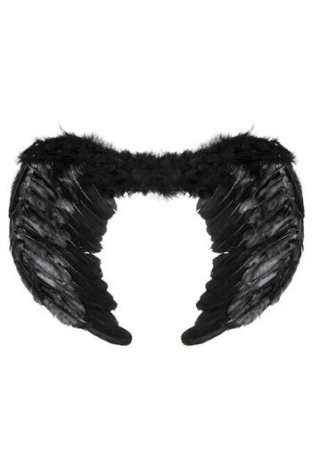SHOPIENS Aripi Negre Halloween Deghizare Costume Petreceri Tematice 65x40cm