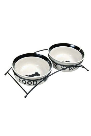 Trixie Ceramic Eat on Feet Set for Dogs