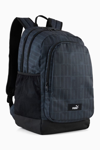Puma Academy 29L All-Over Print Black Backpack 09115014 Osfa Black