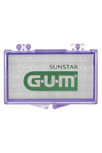 GUM GUMOrthodonticWaxforBracesandDentalDevices-SoothingDentalWaxwithVitaminEandAloeVera-ClearColorandRef