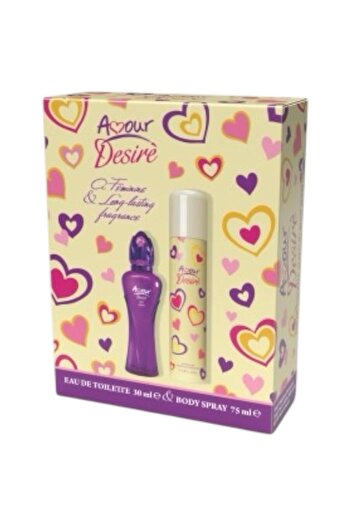 Amour Desire women set with 75ml deodorant and 30ml edt