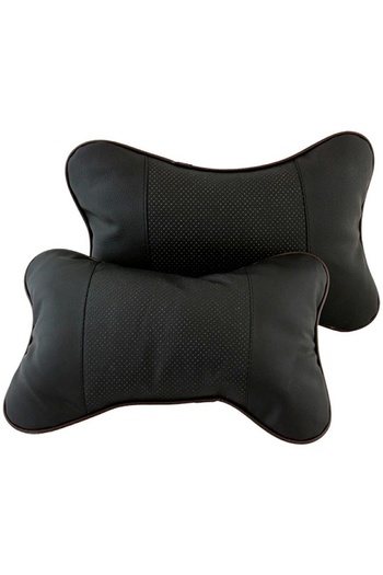 zola Set of 2 car seat cushions, Zola®, comfortable, black, 24.5x16x7