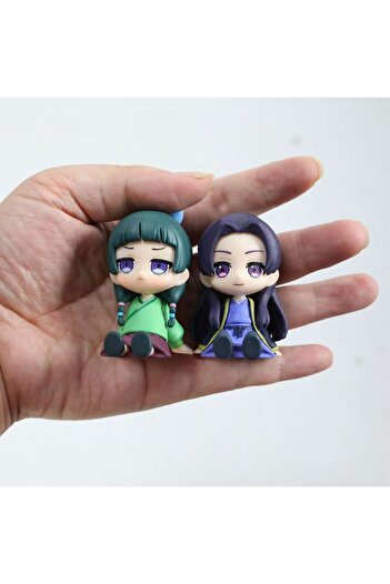 Choice WHITE 2pcs/Set The Apothecary Diaries Maomao Jinshi Kwaii Style Anime Figure Toys PVC Model Collecto