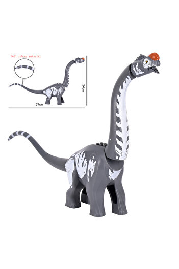 Choice KL3318 Jurassic Dinosaur World Titanosaurus Realistic Design Soft Rubber Material Building Bolcks Br