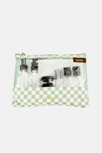 Kensie 11 Pcs Portable And Refillable Travel Bottle Set, Multicolor