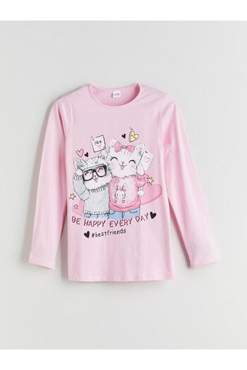 LC Waikiki Crew Neck Girl's Pajama Set