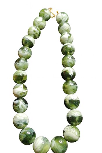 New Obsessions Women's Necklace with Big Beads - 20mm Beads