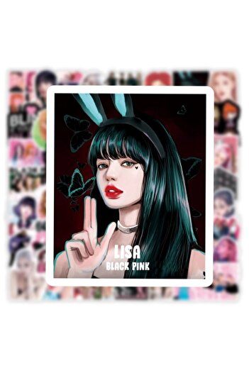Hediyeni Al Blackpink Illustration Sticker Set |   Laptop Agenda Notebook Tablet Phone Notebook Sticker Journal