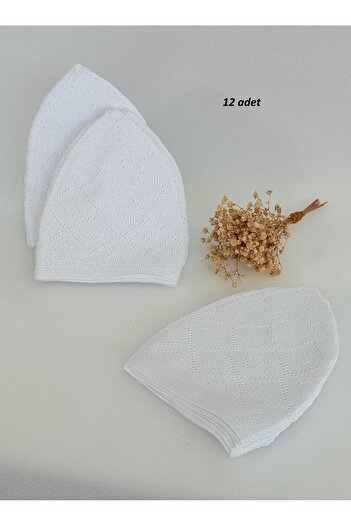 lifestyling Namaz Takkesi 12 Pieces (for Hajj, Umrah and as a Gift)