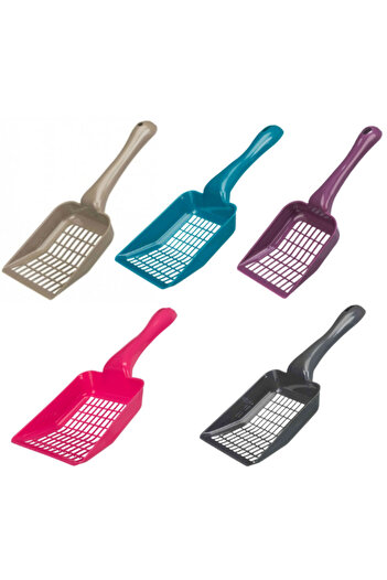 Trixie Litter Scoop for Clumping & Silicate Cat Litter Assorted Color