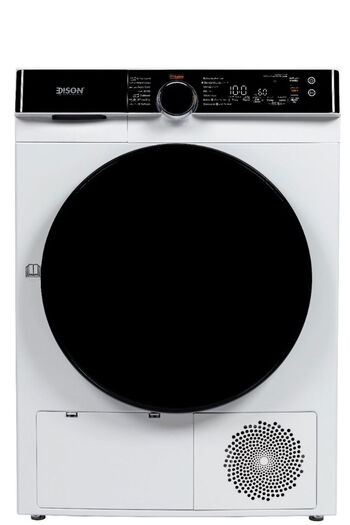 Edison Clothes Dryer, 10kg, 14 Programs, Front Load, EDK0310 - White