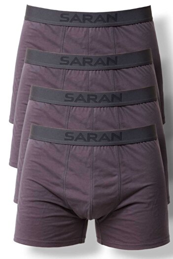 Fanilam 4-Piece Men's Cotton Lycra Stretch Boxer - Non-Sweating Breathable Fabric