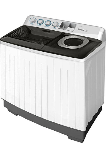 Edison Washer and Dryer Edison, 12 Kg, 2 Tub, Inverter, EDSTT12 - Gray