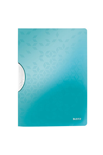 Leitz Wow ColorClip PP clip file turquoise metallic