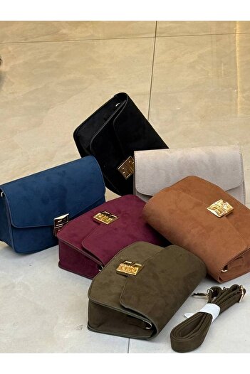 wikidayss Women's Suede Shoulder Bag