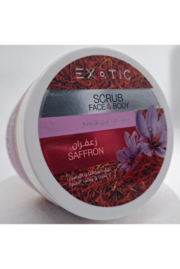 Exotic Luxury Saffron Face & Body Scrub 400ml