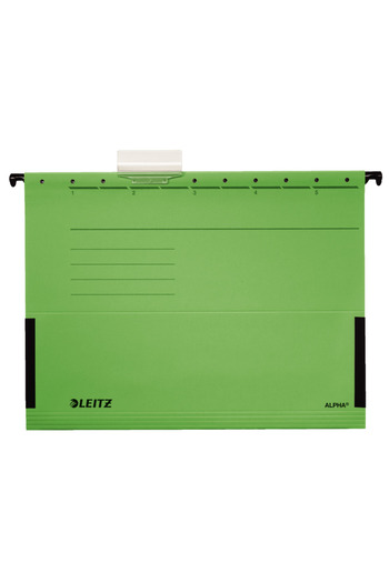 Leitz Alpha hanging folder with green bellows