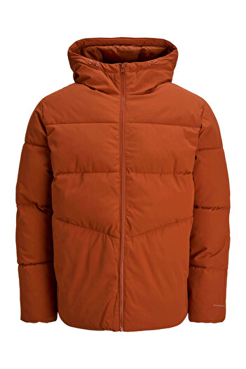 Jack & Jones Puffer Brown Men's Coat 12283517