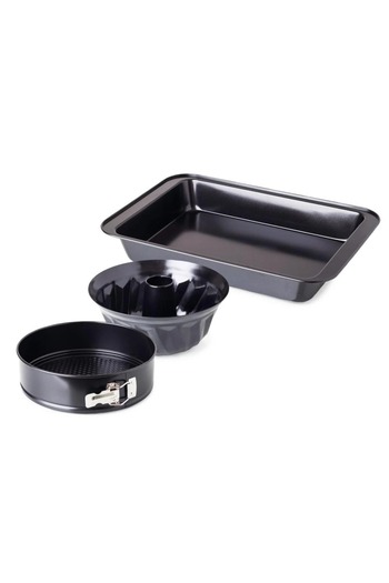 ORIAN 3-piece metal cake pan and oven tray