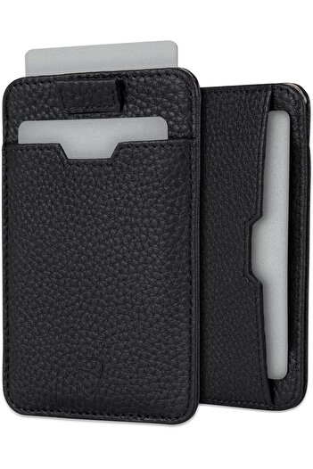 Vaultskin Mens RFID Blocking Slim Leather Card Wallet - CHELSEA Minimalist Front Pocket Cardholder