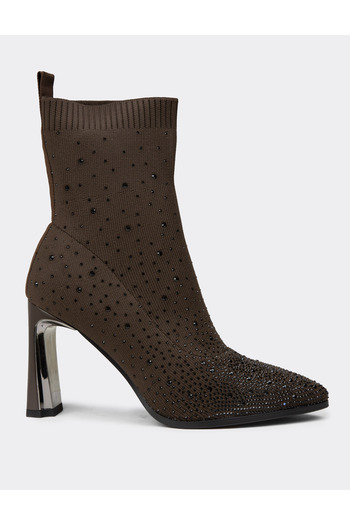 Deery Women's Brown Stretch Boots