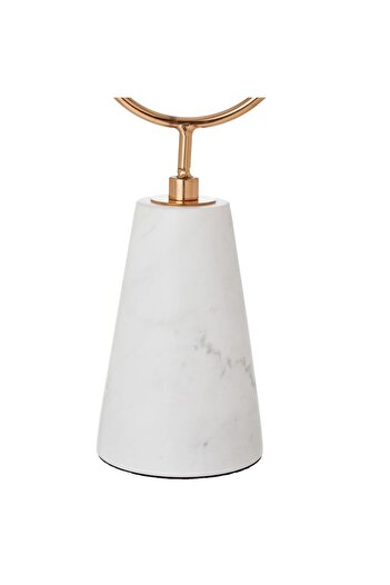 ORIAN Double candlestick with marble base
