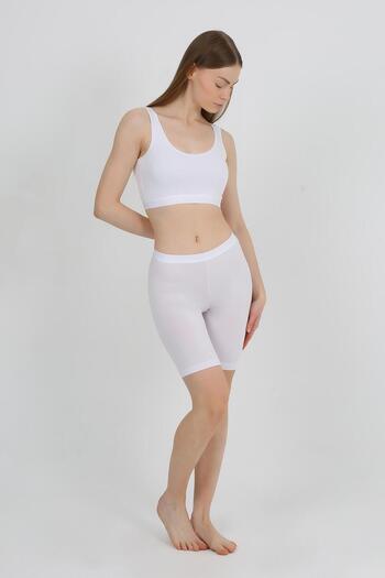 SENFONİ Women's Non-Marking Over-The-Knee Bamboo Leggings – Stretchy, Comfortable, and Sweat-Wicking Fabric for Sports, Yoga, and Everyday Use