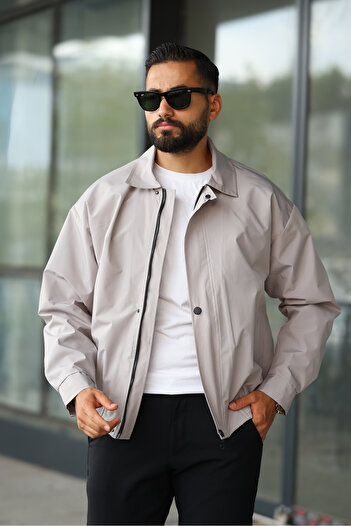 BYzıt Oversize Men's Sports Jacket Unisex Coat