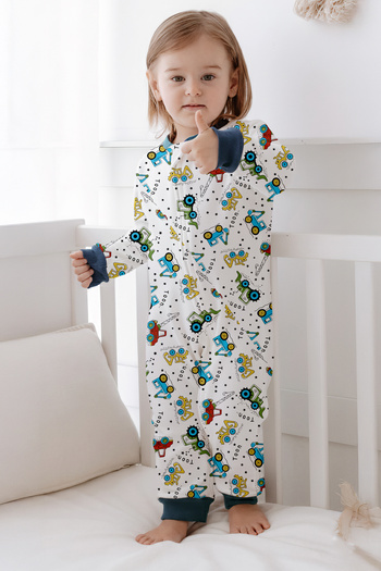 Lilabio Girls Boys Children's Cotton 1.5-2 Tog Patterned Sleeping Bag