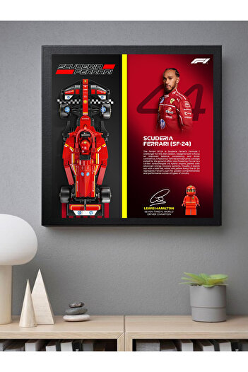artevelle Ferrari SF-24 Yarış Arabası (275 Parça) – Lewis Hamilton Tasarımlı Tablo (Legolu/Arabalı)