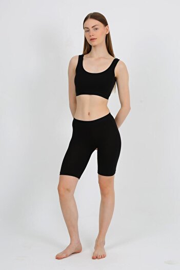 SENFONİ Women's Non-Marking Over-The-Knee Bamboo Leggings – Stretchy, Comfortable, and Sweat-Wicking Fabric for Sports, Yoga, and Everyday Use