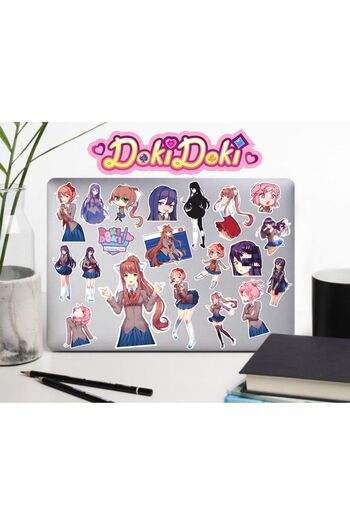 Hediyeni Al Doki Doki Sticker Set |   Laptop Agenda Notebook Tablet Phone Notebook Sticker Bullet Journal
