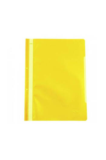 Noki A4 file with rail and perforations 50/set yellow