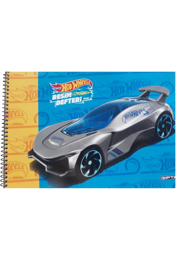Gıpta Hotwheels Concept Spiral Bound Unlined Luxury Drawing Notebook 15 Sheets 17X25 - 1 Piece