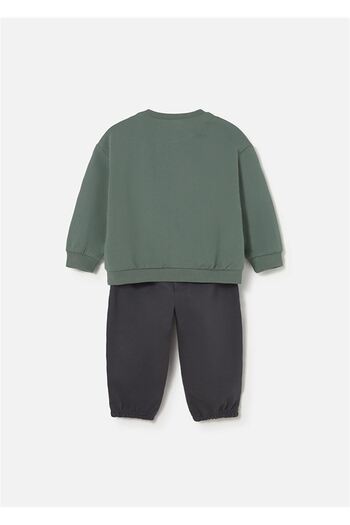 MAYORAL Baby Boy Printed 2-Piece Tracksuit Set Green 2838
