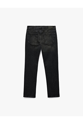 Koton Regular Waist Cotton Straight Fit Jean Pants - Mark Jean