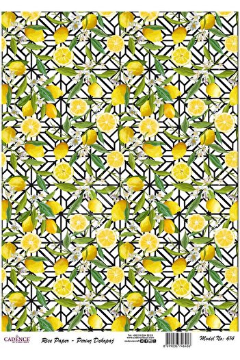 Cadence Brass Decoupage Paper - Model 614