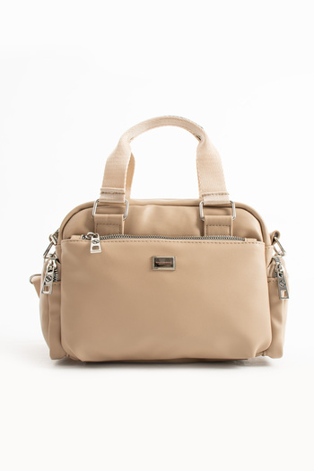 Sanmorris Women's Multi-Compartment Adjustable Crossbody Strap Sand Mat Hand and Shoulder Bag