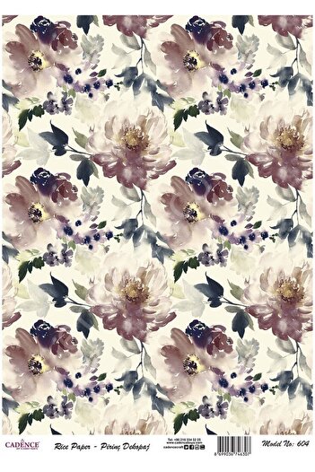 Cadence Brass Decoupage Paper - Model 604