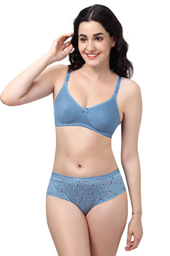 RAJNI Women's T-Shirt Bra PolyCotton Soft Remvable Padding Seamless Medium Coverage WireFree