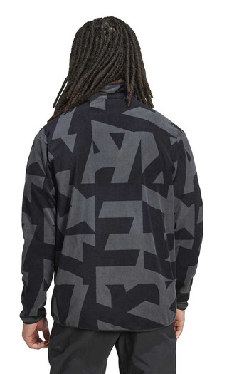 adidas Men's Sweatshirt Terrex Multi Printed Full-Zip Fleece Jacket Jy4814