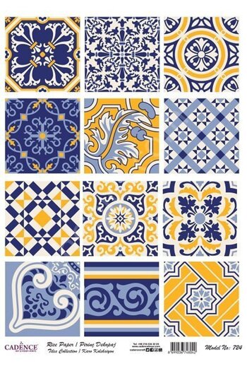 Cadence Brass Decoupage Paper Model - 724