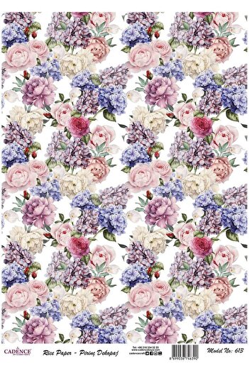 Cadence Brass Decoupage Paper - Model 613