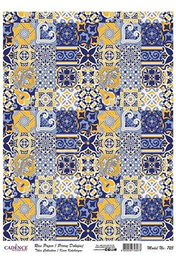 Cadence Brass Decoupage Paper Model - 725
