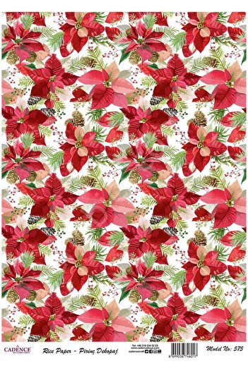 Cadence Brass Decoupage Paper - Model 575